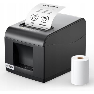 producent niezdefiniowany Outlet Termiczna Drukarka Paragonów Munbyn ITPP072 USB + LAN Czarna producent niezdefiniowany Outlet Termiczna Drukarka Paragonów Munbyn ITPP072 USB + LAN Czarna
