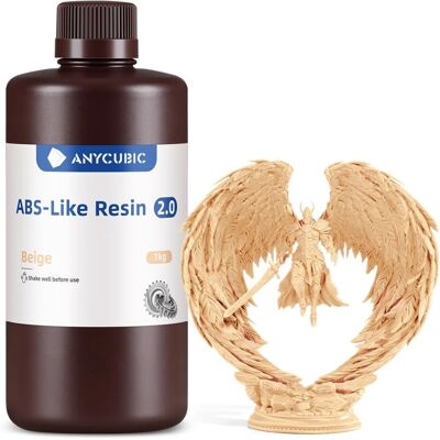 Żywica Uv Anycubic Abs-Like 2.0 Beige Beżowy 1l 1kg Do Drukarki 3d Żywica Uv Anycubic Abs-Like 2.0 Beige Beżowy 1l 1kg Do Drukarki 3d