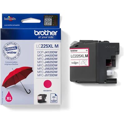 Brother LC225XLM Magenta Wkładka do drukarki - 1200 stron Brother LC225XLM Magenta Wkładka do drukarki - 1200 stron
