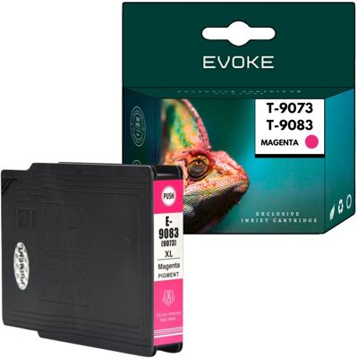 Evoke Tusz Do Drukarki Epson T9073 Czerwony (Magenta) 90 Ml 7000 Stron Evoke Tusz Do Drukarki Epson T9073 Czerwony (Magenta) 90 Ml 7000 Stron