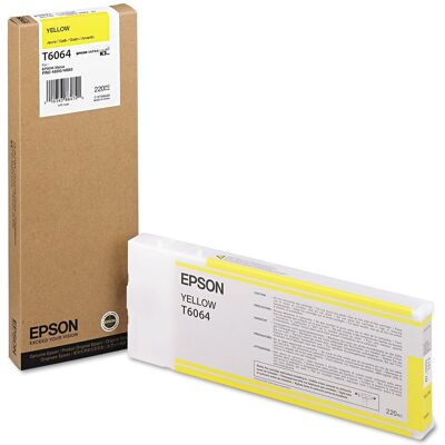 Tusz Epson T6064, Żółty, 220 Ml Tusz Epson T6064, Żółty, 220 Ml
