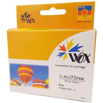 Tusz Wox Photo Black Canon PGI72PBK zamiennik 6403B001 PGI-72PBK Tusz Wox Photo Black Canon PGI72PBK zamiennik 6403B001 PGI-72PBK
