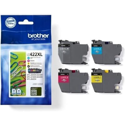 Inny producent Zestaw 4 Wkładów Lc422xlval - Brother - For Business Smart Mfc-J5340dw, Mfc-J5345dw, Mfc-J5740dw, Mfc-J6540dw I Mfc-J6940dw Inny producent Zestaw 4 Wkładów Lc422xlval - Brother - For Business Smart Mfc-J5340dw, Mfc-J5345dw, Mfc-J5740dw, Mfc-J6540dw I Mfc-J6940dw