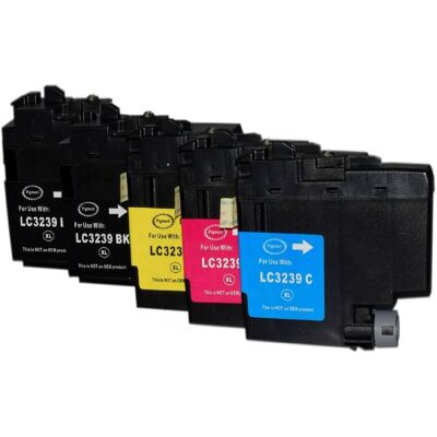 Zestaw 5X Tusz Do Brother Lc-3239 Hl-J6100Dw Mfc-J5945Dw Mfc-J6945 Cmyk Zamienniki Zestaw 5X Tusz Do Brother Lc-3239 Hl-J6100Dw Mfc-J5945Dw Mfc-J6945 Cmyk Zamienniki