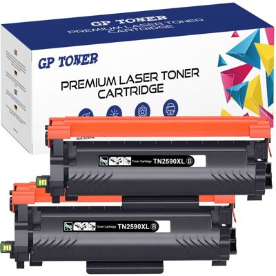 2x TONER TN-2590 XL DO BROTHER HL-L2442DW HL-L2402D MFC-L2802DW MFC-L2922DW 2x TONER TN-2590 XL DO BROTHER HL-L2442DW HL-L2402D MFC-L2802DW MFC-L2922DW