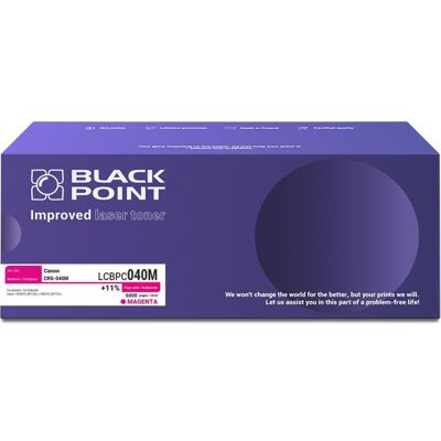 Toner Black Point LCBPC040M zamiennik Canon CRG-040M magenta Toner Black Point LCBPC040M zamiennik Canon CRG-040M magenta