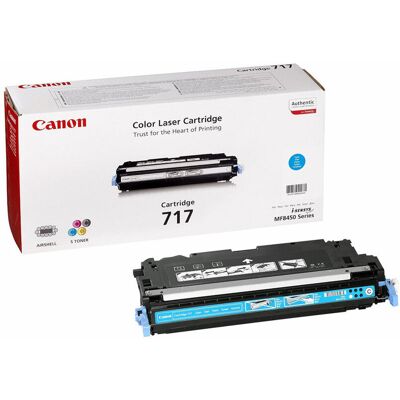 Toner CANON 717C, błękitny, 4000 str. Toner CANON 717C, błękitny, 4000 str.