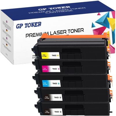 Toner do Brother TN-423 DCP-L8410 MFC-L8690 l8900 Zestaw CMYKK Toner do Brother TN-423 DCP-L8410 MFC-L8690 l8900 Zestaw CMYKK