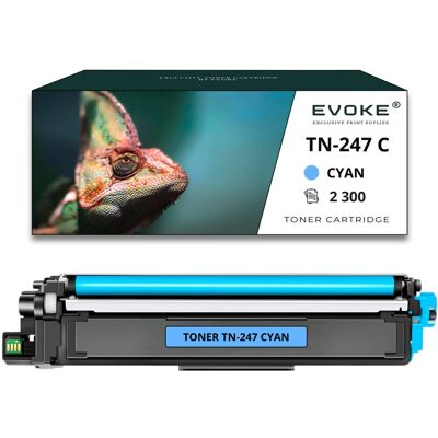 Evoke Toner do drukarki Brother TN-247 niebieski 2300 stron TN247 Evoke Toner do drukarki Brother TN-247 niebieski 2300 stron TN247