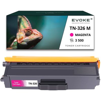 Evoke Toner do drukarki Brother TN-326 czerwony 3500 stron TN326 Evoke Toner do drukarki Brother TN-326 czerwony 3500 stron TN326
