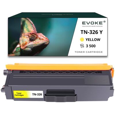 Evoke Toner do drukarki Brother TN-326 żółty 3500 stron TN326 Evoke Toner do drukarki Brother TN-326 żółty 3500 stron TN326