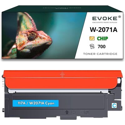 Evoke Toner do drukarki HP 117A niebieski 700 stron W2071A Evoke Toner do drukarki HP 117A niebieski 700 stron W2071A