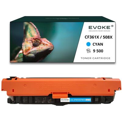 Evoke Toner do drukarki HP CF361X niebieski 9500 stron 508X Evoke Toner do drukarki HP CF361X niebieski 9500 stron 508X