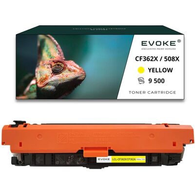 Evoke Toner do drukarki HP CF362X żółty 9500 stron 508X Evoke Toner do drukarki HP CF362X żółty 9500 stron 508X