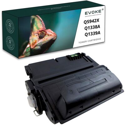 Evoke Toner Do Drukarki Hp Q5942x / Q1338a / Q1339a Czarny 20000 Stron Evoke Toner Do Drukarki Hp Q5942x / Q1338a / Q1339a Czarny 20000 Stron