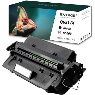 Evoke Toner Do Drukarki Hp Q6511x Czarny 12000 Stron 11x Evoke Toner Do Drukarki Hp Q6511x Czarny 12000 Stron 11x