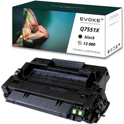 Evoke Toner do drukarki HP Q7551X czarny 13000 stron 51X Evoke Toner do drukarki HP Q7551X czarny 13000 stron 51X