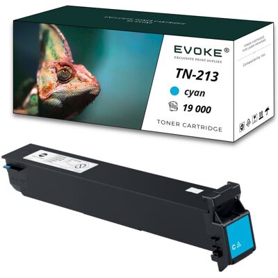 Evoke Toner Do Drukarki Konica Minolta Tn-213 Niebieski 19000 Stron Tn213 Evoke Toner Do Drukarki Konica Minolta Tn-213 Niebieski 19000 Stron Tn213