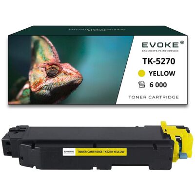 Evoke Toner Do Drukarki Kyocera Tk-5270 Żółty 6000 Stron Tk5270 Evoke Toner Do Drukarki Kyocera Tk-5270 Żółty 6000 Stron Tk5270