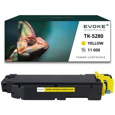 Evoke Toner Do Drukarki Kyocera Tk-5280 Żółty 11000 Stron Tk5280 Evoke Toner Do Drukarki Kyocera Tk-5280 Żółty 11000 Stron Tk5280