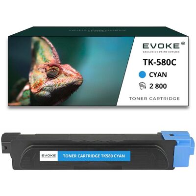 Evoke Toner Do Drukarki Kyocera Tk-580 Niebieski 2800 Stron Tk580 Evoke Toner Do Drukarki Kyocera Tk-580 Niebieski 2800 Stron Tk580