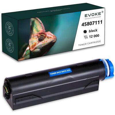 Evoke Toner Do Drukarki Oki 45807111 Czarny 12000 Stron B492 Xxl Evoke Toner Do Drukarki Oki 45807111 Czarny 12000 Stron B492 Xxl