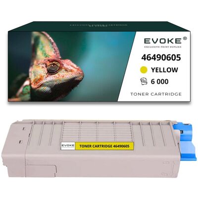 Evoke Toner do drukarki OKI C532 żółty 6000 stron 46490605 Evoke Toner do drukarki OKI C532 żółty 6000 stron 46490605