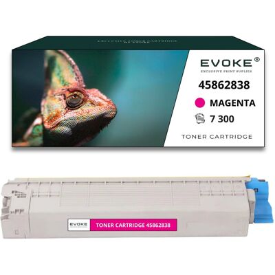 Evoke Toner do drukarki OKI MC853 czerwony 7300 stron 45862838 Evoke Toner do drukarki OKI MC853 czerwony 7300 stron 45862838