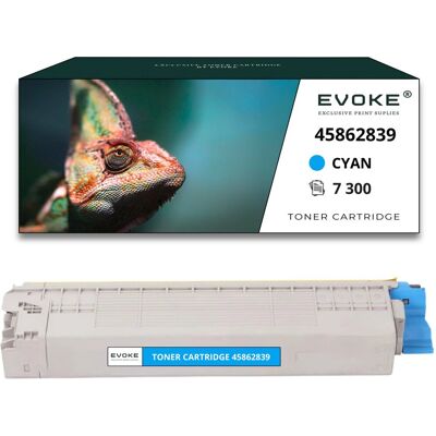 Evoke Toner do drukarki OKI MC853 niebieski 7300 stron 45862839 Evoke Toner do drukarki OKI MC853 niebieski 7300 stron 45862839