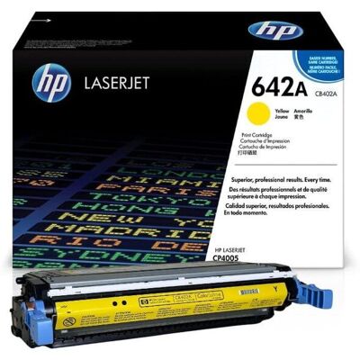 Toner HP 642A CB402A Y Oryginał żółty NB Toner HP 642A CB402A Y Oryginał żółty NB