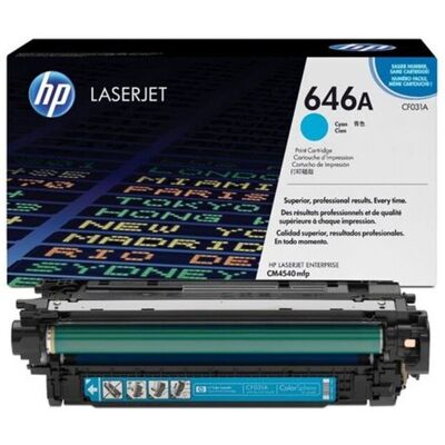 Toner HP 646A CF031A C Oryginał niebieski NB Toner HP 646A CF031A C Oryginał niebieski NB