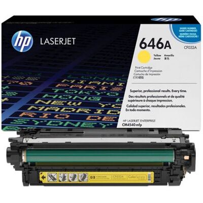 Toner HP 646A CF032A Y Oryginał żółty NB Toner HP 646A CF032A Y Oryginał żółty NB