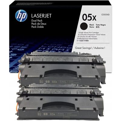 Toner HP CE505X HP 05X Dwupak HP CE505XD HP LaserJet P2035 P2055 Oryginalny Toner HP CE505X HP 05X Dwupak HP CE505XD HP LaserJet P2035 P2055 Oryginalny