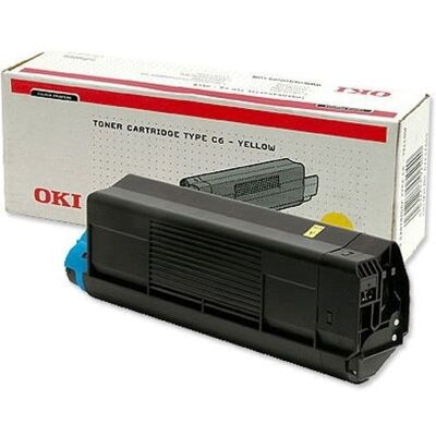 Toner Oki C5100 42127405 Y Oryginał żółty Toner Oki C5100 42127405 Y Oryginał żółty