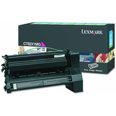 Toner Oryginalny Lexmark C782X1MG Czarny Magenta Toner Oryginalny Lexmark C782X1MG Czarny Magenta