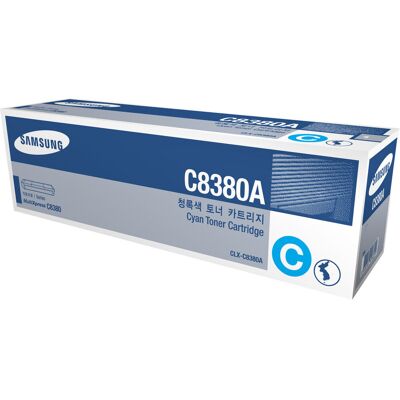Toner Oryginalny Samsung CLX-C8380A Turkusowy Toner Oryginalny Samsung CLX-C8380A Turkusowy