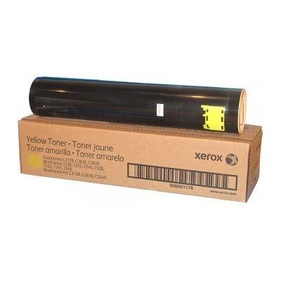 Żółty toner Xerox - Oryginalny wkład do WorkCentre - 16000 stron Żółty toner Xerox - Oryginalny wkład do WorkCentre - 16000 stron