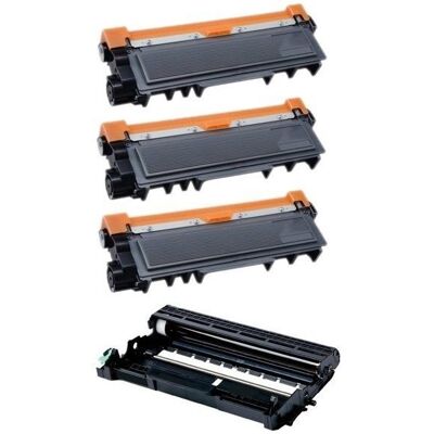 Zestaw 3X Toner Brother Tn2320 + Bęben Dr2300 Mfc-L2700Dw Dcp-L2520Dw Zamienniki Zestaw 3X Toner Brother Tn2320 + Bęben Dr2300 Mfc-L2700Dw Dcp-L2520Dw Zamienniki