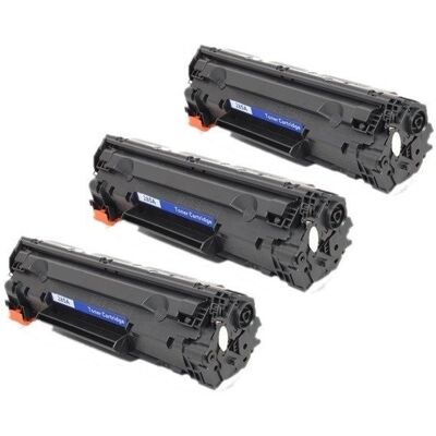 Zestaw 3x toner do HP CE285A / 85A LaserJet P1102 P1102w czarny zamiennik Zestaw 3x toner do HP CE285A / 85A LaserJet P1102 P1102w czarny zamiennik