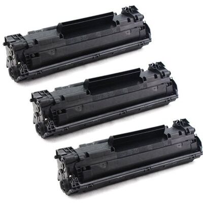 Zestaw 3x Toner do HP CF283A / 83A LaserJet Pro MFP M127fw M125a M125nw Zamienniki Zestaw 3x Toner do HP CF283A / 83A LaserJet Pro MFP M127fw M125a M125nw Zamienniki