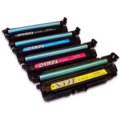 Zestaw 4x toner do HP CE400X- 403A LASERJET PRO 500 M551 M570DN M570DW CMYK zamienniki Zestaw 4x toner do HP CE400X- 403A LASERJET PRO 500 M551 M570DN M570DW CMYK zamienniki