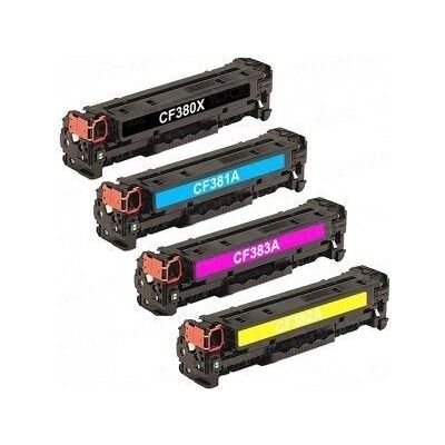 Zestaw 4X Toner Do Hp Cf380X-Cf383A Color Laserjet Pro M476 Mfp M476Nw M476Dn M476Dw Xl cmyk Zamienniki Zestaw 4X Toner Do Hp Cf380X-Cf383A Color Laserjet Pro M476 Mfp M476Nw M476Dn M476Dw Xl cmyk Zamienniki
