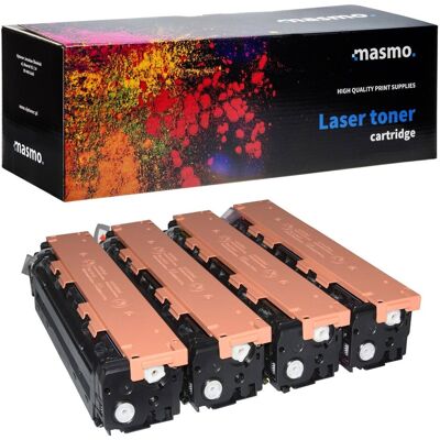 Zestaw 4X Toner Masmo Do Hp Cf210X-Cf213A Laserjet Pro 200 M251N M251 M276N M276Nw Cmyk Zamienniki Zestaw 4X Toner Masmo Do Hp Cf210X-Cf213A Laserjet Pro 200 M251N M251 M276N M276Nw Cmyk Zamienniki