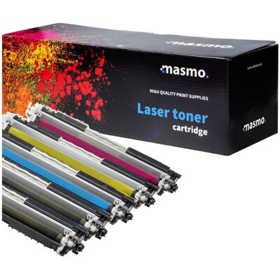 Zestaw 5X Toner Masmo Do Hp Ce310-Ce313A Xl Laserjet Cp1025 Cp1025Nw Mfp M175A M175Nw Cmyk Zamienniki (05) Zestaw 5X Toner Masmo Do Hp Ce310-Ce313A Xl Laserjet Cp1025 Cp1025Nw Mfp M175A M175Nw Cmyk Zamienniki (05)