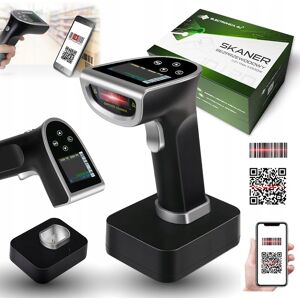 ELECTRONICA 4U Bezprzewodowy skaner Bluetooth czytnik kodów kreskowych QR 1D 2D z bazą ELECTRONICA 4U Bezprzewodowy skaner Bluetooth czytnik kodów kreskowych QR 1D 2D z bazą