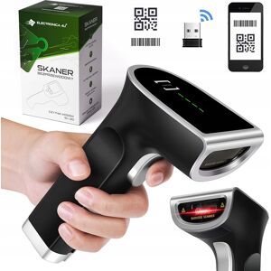 ELECTRONICA 4U Bezprzewodowy skaner czytnik kodów kreskowych QR 1D 2D USB 6700DW ELECTRONICA 4U Bezprzewodowy skaner czytnik kodów kreskowych QR 1D 2D USB 6700DW