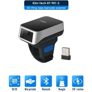 Kim-Tech Bezprzewodowy skaner kodów kreskowych na palec 1D 2D Bluetooth 450mAh szybki Kim-Tech Bezprzewodowy skaner kodów kreskowych na palec 1D 2D Bluetooth 450mAh szybki