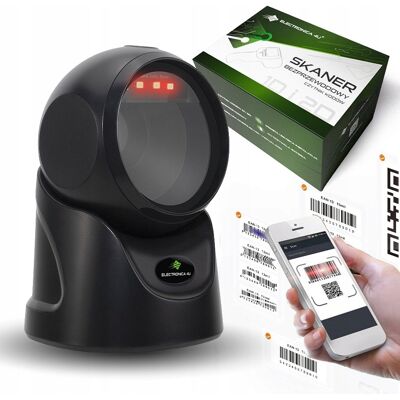ELECTRONICA 4U Bezprzewodowy skaner Bluetooth USB Wifi czytnik kodów kreskowych QR 1D 2D ELECTRONICA 4U Bezprzewodowy skaner Bluetooth USB Wifi czytnik kodów kreskowych QR 1D 2D