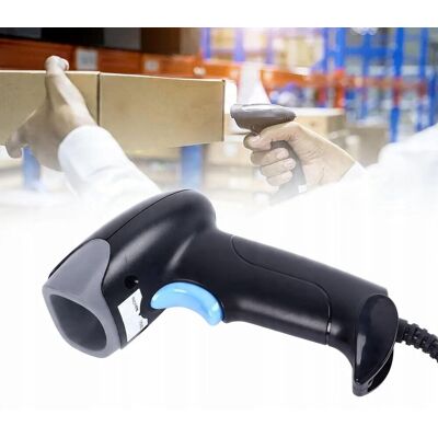 AnyTech Czytnik Skaner Kodów Kreskowych Stacjonarny Laserowy Ean Usb Przewodowy 1D AnyTech Czytnik Skaner Kodów Kreskowych Stacjonarny Laserowy Ean Usb Przewodowy 1D