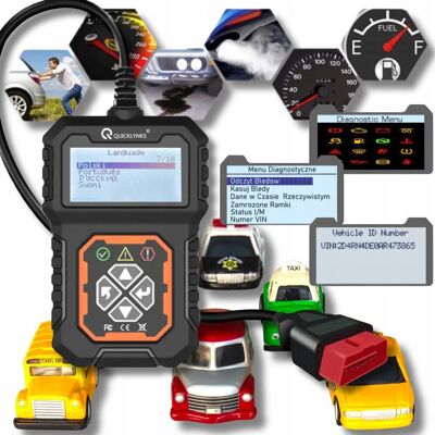 Inny producent Tester Diagnostyczny Interfejs Obd2 Skaner 2024 Polski Kasowanie Błędów Inny producent Tester Diagnostyczny Interfejs Obd2 Skaner 2024 Polski Kasowanie Błędów